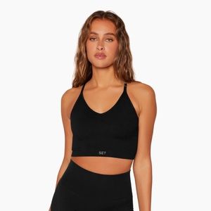 Set Active Sculptflex Ribbed V Bra